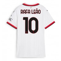 AC Milan Rafael Leao #10 Vonkajší Ženy futbalový dres 2024-25 Krátky Rukáv